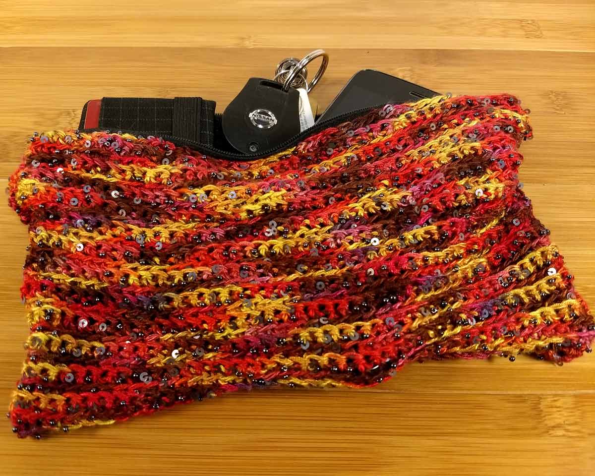 Beaded Holiday Clutch